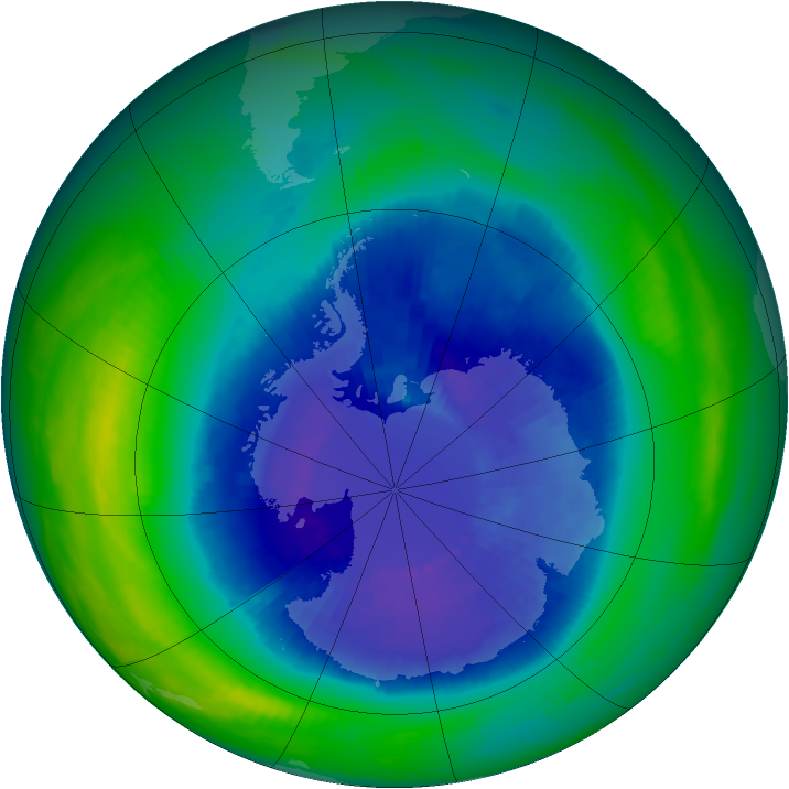Ozone Map 1987-09-15